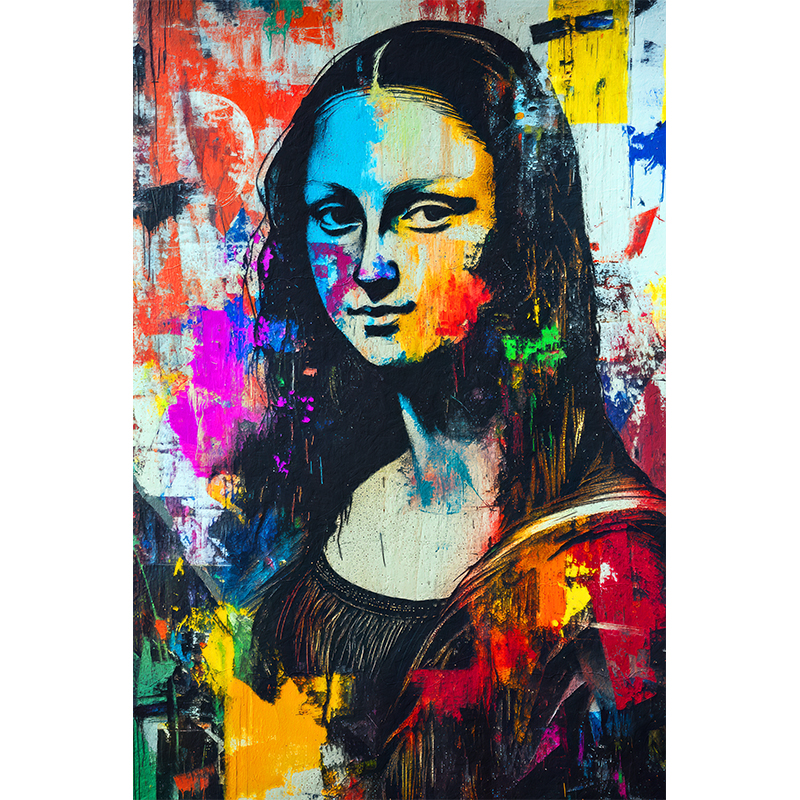 Mona Lisa Graffiti